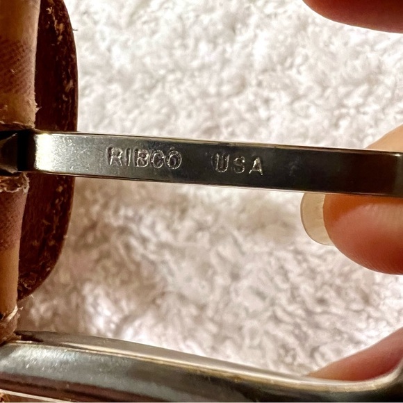 Vintage Rare THE LIMITED Jeans spelled out leather belt size M - Picture 7 of 11